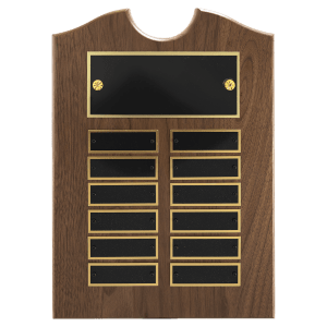 American Walnut Roster Plaque
