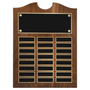 American Walnut Roster Plaque