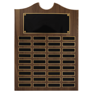 American Walnut Roster Plaque