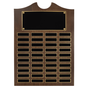 American Walnut Roster Plaque