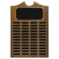 American Walnut Roster Plaque