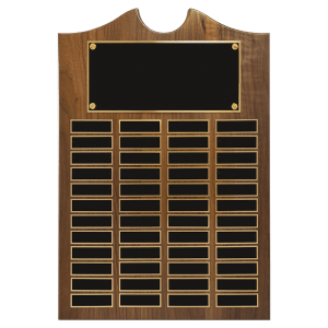 American Walnut Roster Plaque