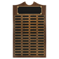 American Walnut Roster Plaque