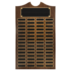 American Walnut Roster Plaque