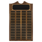 American Walnut Roster Plaque