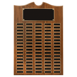 American Walnut Roster Plaque