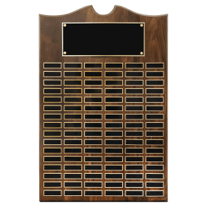 American Walnut Roster Plaque