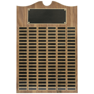 American Walnut Roster Plaque