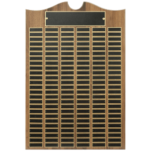 American Walnut Roster Plaque