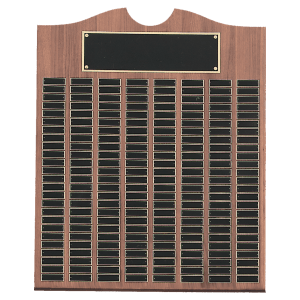 American Walnut Roster Plaque