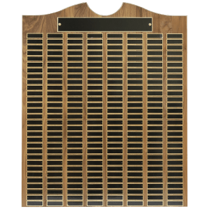 American Walnut Roster Plaque