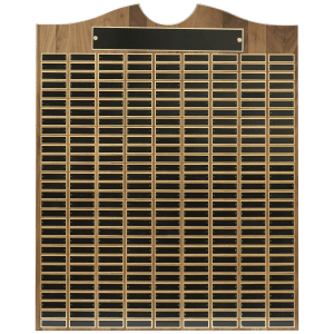 American Walnut Roster Plaque