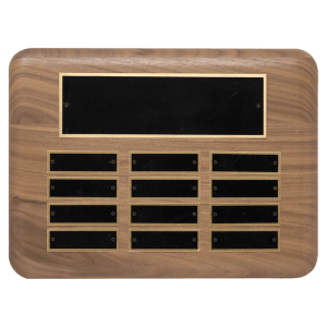 American Walnut Perpetual Plaque