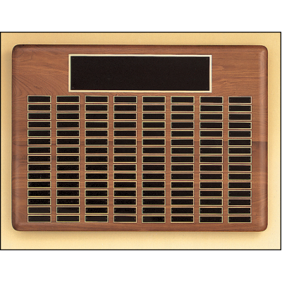 American Walnut Perpetual Plaque 9x12"