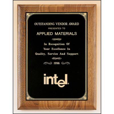 American Walnut Plaque