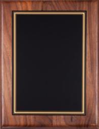 Walnut Plaque with Black Engraving Plate 11x15"