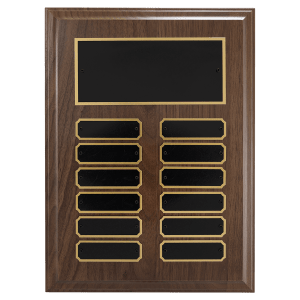 American Walnut Perpetual Plaque