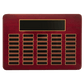 Rosewood Piano Perpetual Plaque with Black Brass Plates