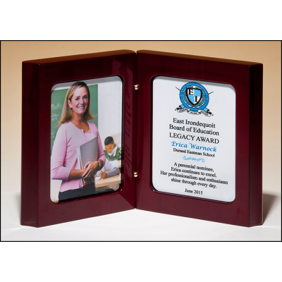 High Gloss Rosewood Stained Book Award