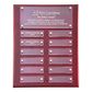 High Gloss Perpetual Plaque with Acrylic Engraving Plates