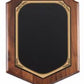 Genuine Walnut Plaque Black Brass Engraving Plate - view 3
