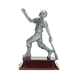 Male Baseball Resin Figure 6"