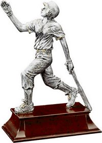 Softball Player Resin Trophy 6"