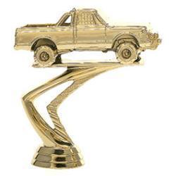 Pick-Up Truck 4x4 Figure, Gold - 4"