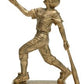 Gold Female Softball Resin Trophy