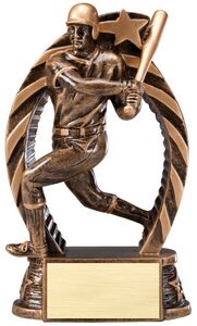 Baseball Running Star 5.5" Resin Trophy