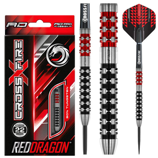 Red Dragon Crossfire Steel Tip Darts