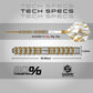 Paradym Gold Torpedo Steel Tip Darts