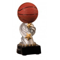 Basketball Encore Resin Trophy 7" - view 5