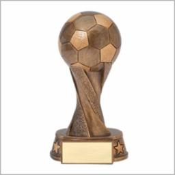 RESIN SOCCER BALL BRONZE 5.5"