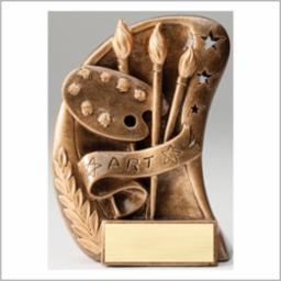 Art Resin Curve Trophy 5.5"