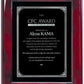 High Gloss Piano Finish Frame 12 x 15 Plaque