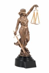 Lady Justice 10.5" Resin Trophy