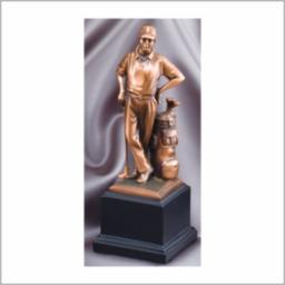 Golfer Male 11" Resin Trophy - view 5