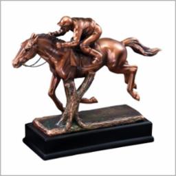 Jockey 11.5" Resin Trophy