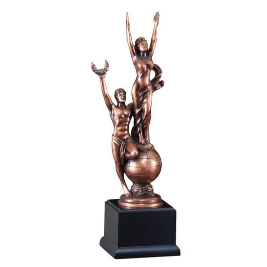 Copper Couples Victory 15" Resin Trophy