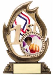 Flame Series Place Resin Trophies 7.25"