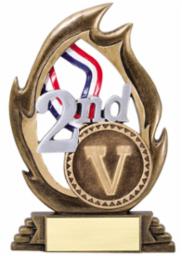Flame Series Place Resin Trophies 7.25" - view 2