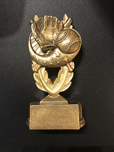 Baseball Star Blast 6" Resin Trophy - view 6