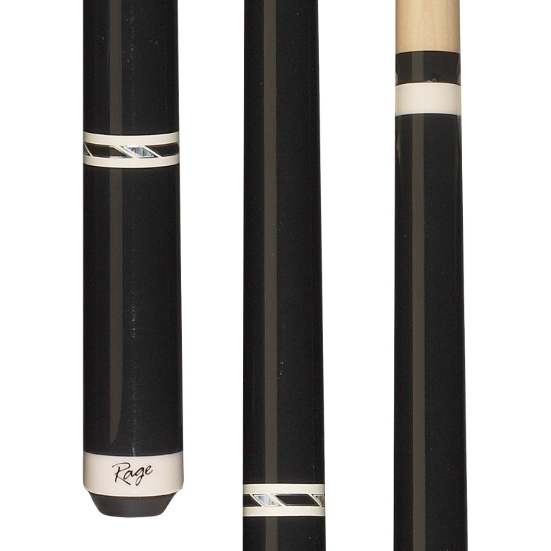 Metallic Black Rage Pool Cue