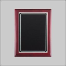 Rosewood Piano Finish with Black Plate 8x10.5"