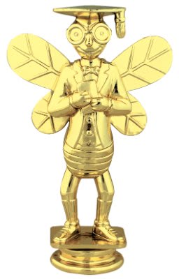 5" Knowledge Bee Trophy Figure