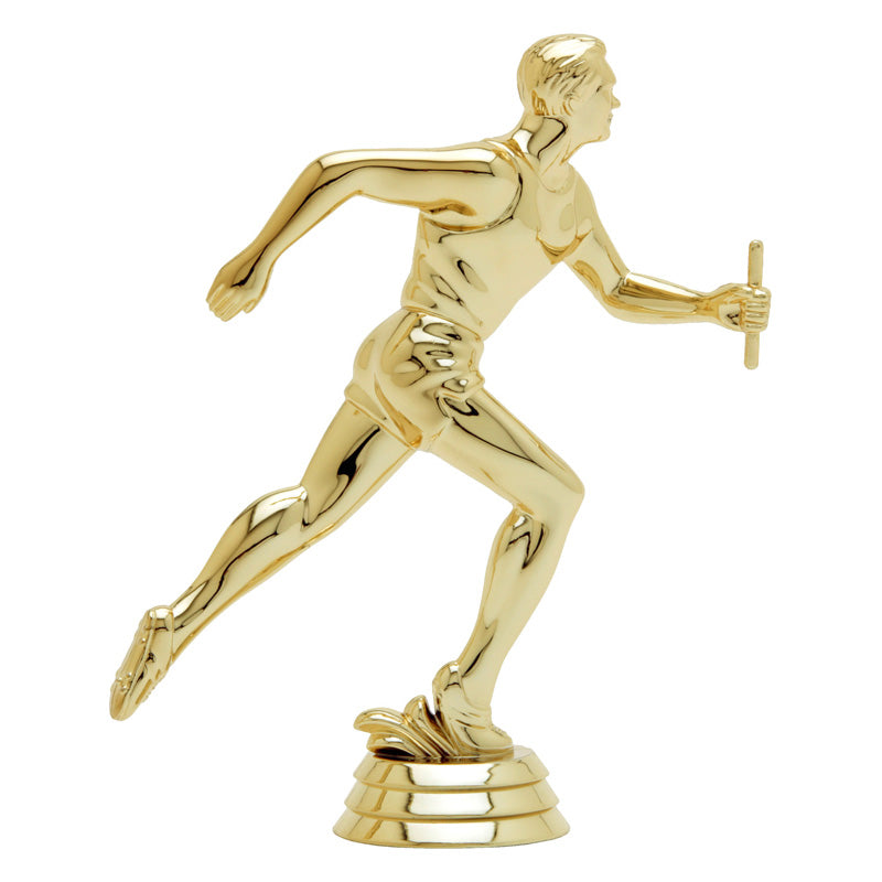 Relay Figure, Male, Gold - 5 1/4"