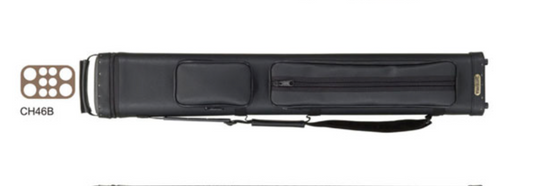 Black 4x6 Vincitore Genuine Leather Cue Case