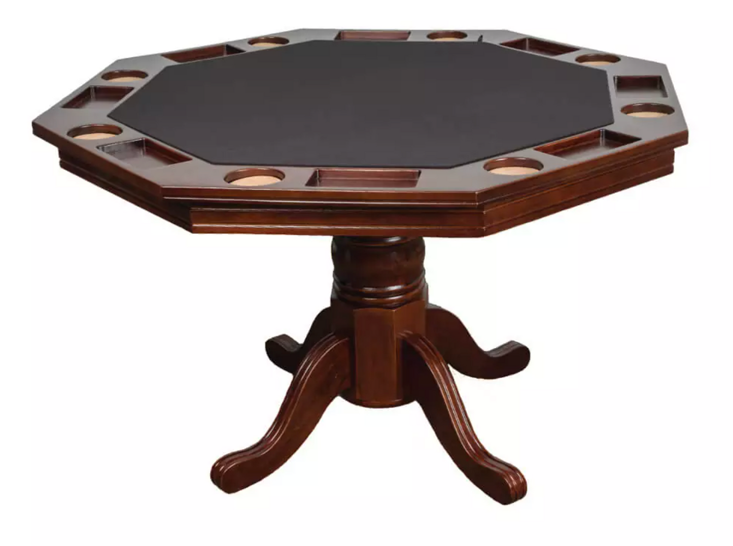 Octagonal Poker Table Two-In-One