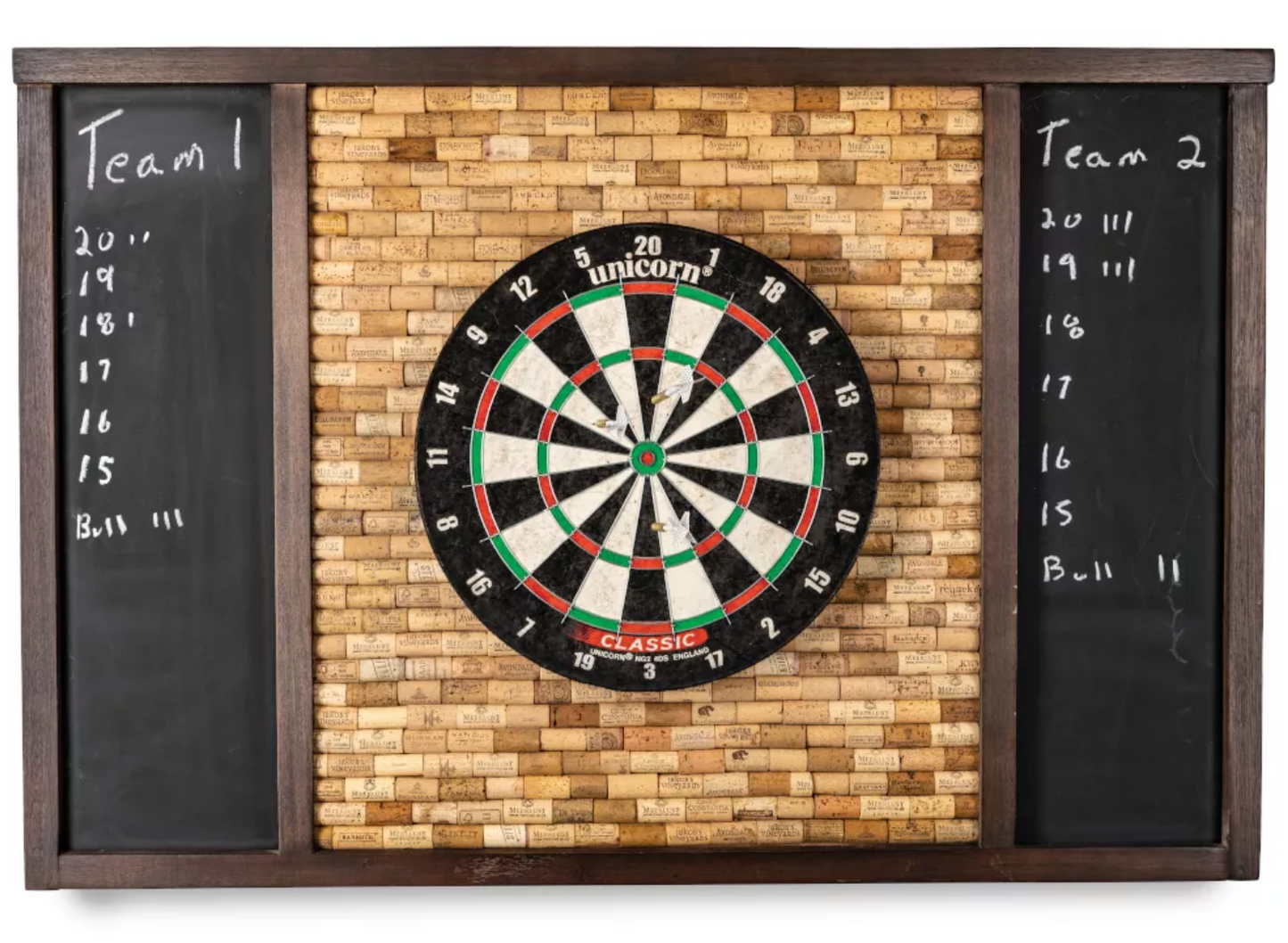 Dart Backboard with Wine Cork